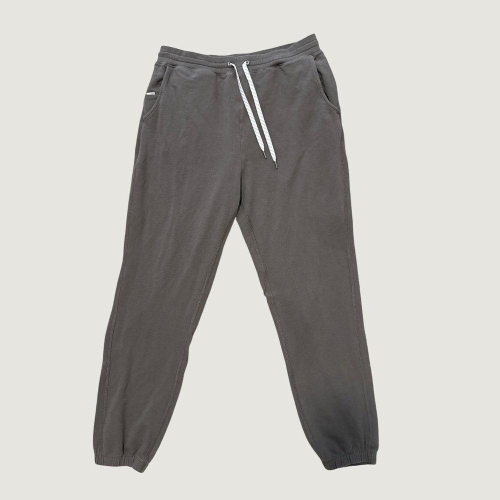 Vuori Women Charcoal Grey Organic Cotton Performance Joggers Size Medium
